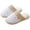 White, variant on Womens Mens Solid Color Slippers Memory Foam Concha Slippers Lining Warm Soft Cozy Home Slipper Outdoor Indoor House Shoes,House Slippers for Women Men Soft Cozy Warm Slippers Plush Warm Home Shoes