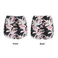 thumbnail image 6 of Goofa Orchids Flowers Printed Women 2 in 1 Running Shorts,Quick Dry Athletic Workout Shorts,High Waisted Athletic Shorts with Liner Pockets-X-Large, 6 of 9