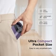 thumbnail image 6 of CoreLiving Portable Fan, Rechargeable Waist Fan and Personal Clip on Fan with 3 Speeds Strong Airflow, Hands Free Wearable Cooling Body Fan for Outdoor Work, Purple, 6 of 9