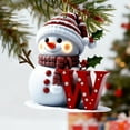 thumbnail image 3 of Adornos Navideños con Letras 2025, Colgante de Ciervo Navideño, Decoración de Madera para Mesa, Adornos Personalizados, 3 of 6