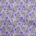 thumbnail image 1 of oneOone Cotton Cambric Pastel Purple Fabric Tropical Floral Sewing Material Print Fabric By The Yard 56 Inch Wide, 1 of 4