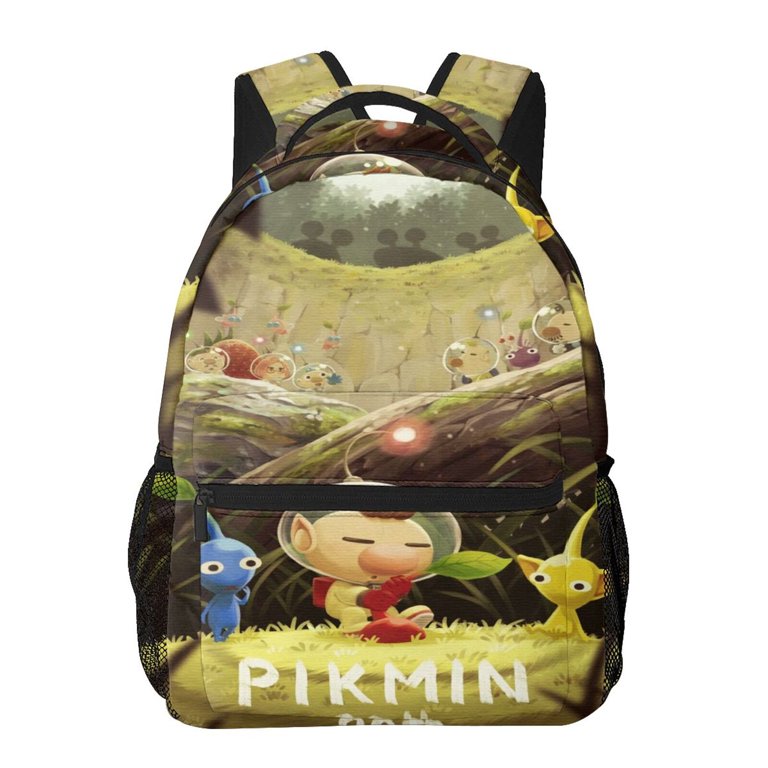 バッグ Kartoon Pikmin Backpack Cute Cartoon Lightweight Backpacks Portable