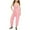 Rose, variante sur Robe Bébé Combinaisons Florales pour Fillettes Été Imprimé Col en V Sans Manches Combinaison Ample Décontractée avec Poches pour Adolescentes et Juniors Légère et Confortable