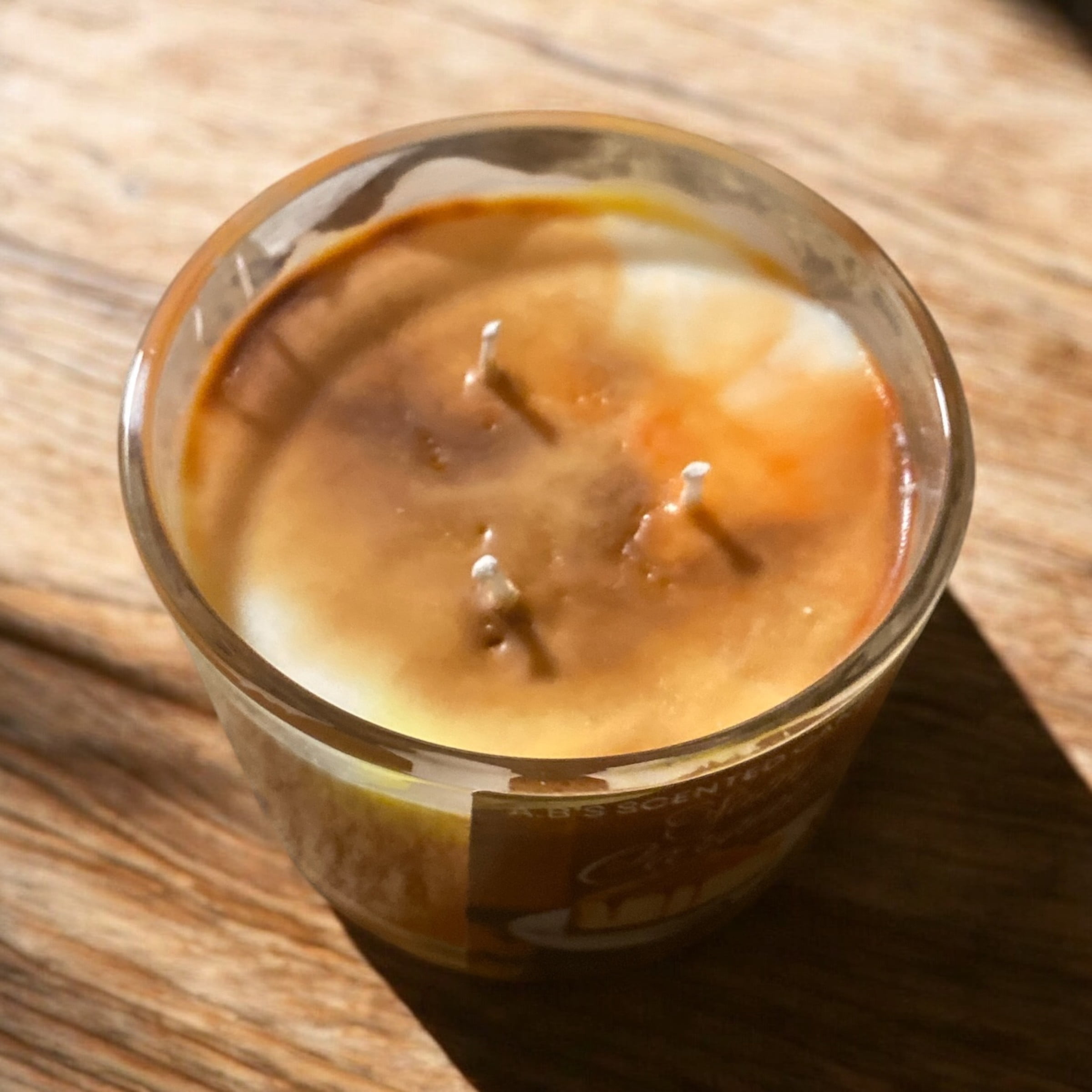 Salty Caramel Scented Candle, 100% Soy Wax, Cotton Wicks