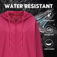 thumbnail image 7 of ZGRBOU Women's Waterproof Raincoat Lightweight Hooded Windbreaker Casual Breathable Outdoor Jacket with Pockets, 7 of 7