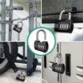 thumbnail image 4 of Combination Padlock, 4-Digit Code Padlock, Resettable Gym Lock, Waterproof for, 4 of 5