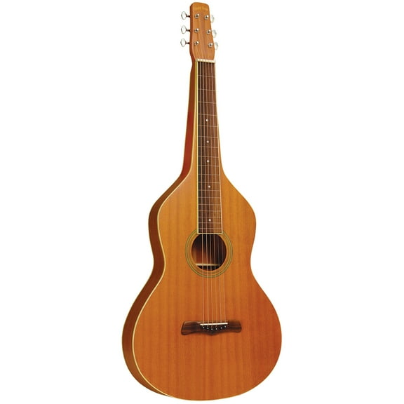 Gold Tone GT-Weissenborn Left-Handed Hawaiian-Style Lap Steel Guitar With Gig Bag Vintage Brown