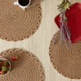 thumbnail image 4 of Set de 6 Individuales Redondos DII Tejidos Natural Lattice 38 cm, 4 of 7