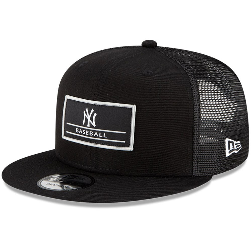 New York Yankees New Era Deck Trucker 9FIFTY Snapback Hat - Black ...