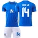 thumbnail image 1 of 2024 camiseta de la Copa de Europa uniforme de fútbol alemán personalizado No. 8 Kroos equipo nacional uniforme de entrenamiento para adultos y niños nuevoItalia casa número 14 Chiesa, 1 of 3