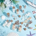 thumbnail image 2 of 16 botellas de vidrio transparente, 4 estilos, botellas con mensaje de playa, mini conchas, frasco de vidrio, campana de vidrio con temática oceánica, adornos colgantes de conchas marinas para, 2 of 8