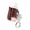 Claret, variant on Multipurpose Inhaler Holder Keychains Retractable Clip Replacement Stretch Clips Inhaler Holders PU Travel Pouches