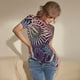 thumbnail image 3 of Balery Fireworks2 Body de cuello redondo de manga corta para mujer Tops de manga corta Tops básicos-Medium, 3 of 7