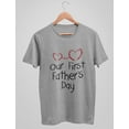 thumbnail image 7 of Tstars Mens Gifts for Dad Father's Day Shirts Our First Father's Day Great Gift Idea for a New Dad and Baby Cool Best Gift for Dad T Shirt, 7 of 7
