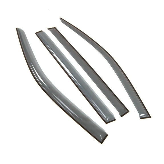 Tuningpros LGWV2-849 Window Visor Light Tinted 4 Pcs Set For 2014-2016 Toyota Highlander