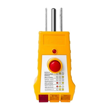 

Linjieee Tester For Products Electrical Receptacle Tester Plug Tester Woodworking Punch Locator Wire Fence Posts 6 Theodolite Digital Sheet Metal Angle The Leveler