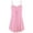 Pink, variant on VEKDONE Women's Plus Size Tank Tops Summer Sleeveless V-Neck Spaghetti Straps Tanks Trendy Pleated Flowy Tunics Tops Solid Color Lounge Vests Hot Pink 3X-Large