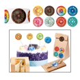 thumbnail image 1 of Etiquetas adhesivas de Novedad Etiquetas autoadhesivas de Etiquetas Álbum de recortes de vacaciones para tarjetas - A Estilo A BLESIY Donut pegatinas, 1 of 8