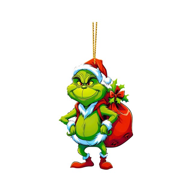 How the Grinch Stole Christmas Grinch Christmas Decorations, Christmas Tree Ornaments - Cute G-rinch Hanging Ornaments for Christmas Tree - Christmas Decor Indoors Home Party
