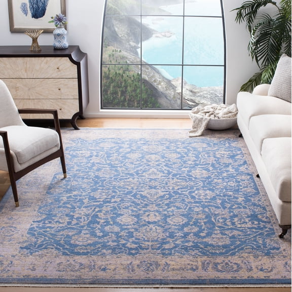 Safavieh Hellenic Candelario Medallion Area Rug, Blue/Gold, 8' x 10'
