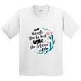 thumbnail image 3 of Inktastic Though She Be but Little Fierce Quote Youth T-Shirt, 3 of 5