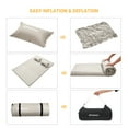 thumbnail image 6 of KingCamp KingCamp Self-Inflating Sleeping Pad Queen Size Foam Mat Camping Mattress with 2 Pillows for Outdoors 78” x 51.2”, 6 of 7