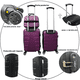 thumbnail image 3 of Set 3 Maletas De Viaje Carry On 10 Kgs Equipaje De Mano Ruedas Desmontables Cabina Avion, 3 of 5