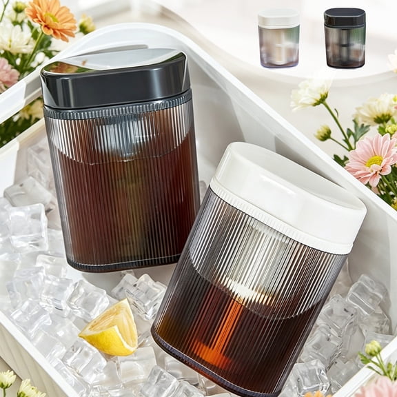 XiYing 300Ml Cold Brew Coffee Maker | Portable Cold Extraction Bottle for Iced Coffee Tea | Leakproof Infuser Pitcher with Fine Mesh Filter