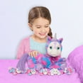 thumbnail image 2 of Just Play Unicorn Surprise Lizzie, Purple and Pink, Stuffed Animal Unicorn and Babies, Toys for Kids, Preschool Ages 3 up, 2 of 5