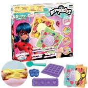 Miraculous Ladybug - Sprinkles n' Slimy Waffle - Slime Kit for Girls and Boys, Role Play Toys for Kids with Waffle Maker, Ice Cream Scoop, Molds, Slime & Light Clay, Flavoring and Topping, Wyncor