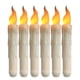 thumbnail image 5 of Velas parpadeantes sin llama, 1 control remoto, 17 cm marfil, velas de ventana LED a batería, temporizador, juego de 6 velas de plástico sin llama con efecto cera (2, 5 of 5