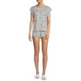 thumbnail image 2 of Warner Bros. Women's and Women's Plus Tom and Jerry Top and Shorts Pajama Set, 3-Piece, 2 of 5