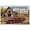 Unframe-style, variant on Farmhouse Canvas Wall Art Old Red Truck Sunflowers Barn Print May Your Journey Always Lead You Home Inspirational Quote Living Room Bedroom Home Decor