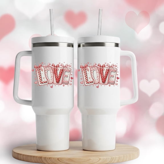 Valentine's Tumbler, 40 ounce tumbler