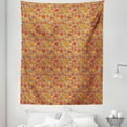 thumbnail image 1 of Autumn Tapestry, Physalis Tropical Golden Shade Berry on Minimalist Background Print, Fabric Wall Hanging Decor for Bedroom Living Room Dorm, 5 Sizes, Taupe Grey and Vermilion, by Ambesonne, 1 of 1