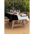 thumbnail image 2 of Outdoor Tablecloth with Umbrella Hole and Zipper, Basketball Rectangle Table Cloth 54x80 Inch Waterproof Tablecloth, Modern Funny Minimalist Sports Picnic Table Cover for Patio Camping, 2 of 7