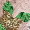 thumbnail image 7 of HNMKIU Girls Romper&Jumpsuit for Little Girls - Patchwork Sleeveless Bodysuit Outfit St Patrick's Day Casual A,18-24 Months, 7 of 7