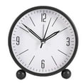thumbnail image 1 of Reloj Despertador Analógico Compacto, Moderno, Sin Tictac, Alimentado Por Batería Con Luz Nocturna, Alarma Redonda, Reloj De Pie Silencioso Para Oficina De Escritorio Junto A La Cama Scienceny HA015064-00, 1 of 7
