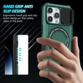 thumbnail image 2 of Dteck Magnetic Ring for iPhone 15 Pro Max Case with Invisible Stand, Compatible with MagSafe, Military Grade Drop Protection Heavy Duty Shockproof Bumper Protective Case, Deep Green, 2 of 10