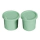 thumbnail image 2 of Wosthever Molde hueco para cubitos de hielo de silicona de grado maternal, bandeja de hielo sellada con tapa, 2 piezas Verde, 2 of 6