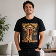 thumbnail image 2 of Tung Tung Sahur Graphic T-Shirt, Unisex Classic Fit Cotton Tee, 2 of 9