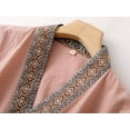 thumbnail image 3 of Men’s Cotton Patchwork Hanfu Pajama Set, Short Sleeve and Shorts, Lightweight Summer Home and Spa Wear, 3 of 12