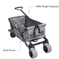 thumbnail image 2 of Impact Canopy Folding Utility Wagon, Collapsible, All Terrain Beach Wagon, Grey, 2 of 2