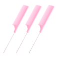 thumbnail image 1 of Women Fashion Metal Needle Stem Comb Carbon Comb Strong Durable Needle Stem Comb Hair Comb, 1 of 1