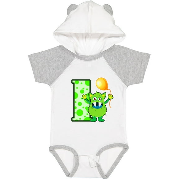 Inktastic 1st Birthday Monster Boys or Girls Baby Bodysuit