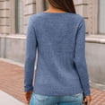 thumbnail image 6 of SUNBS Long Sleeve Shirts for Women Tunic V Neck Button Top Dressy Casual Business Blouses, 6 of 9
