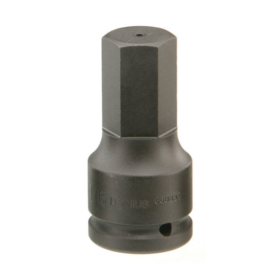 Genius Tools 3/4" Dr. 3/4" Hex Impact Bit Socket, 88mmL (CR-Mo) - 668824
