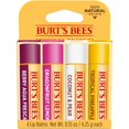 thumbnail image 1 of Bálsamo labial Burt's Bees Tropical de piña, baya y fruta del dragón, paquete de 4, 1 of 7
