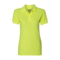 thumbnail image 2 of Gildan - DryBlend Women’s Double Piqué Polo - 72800L - Safety Green - Size: 2XL, 2 of 3