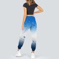 thumbnail image 3 of Pantalones de chándal Gibobby Mujer Estampado Cómodos Alta cintura Azul S, 3 of 5
